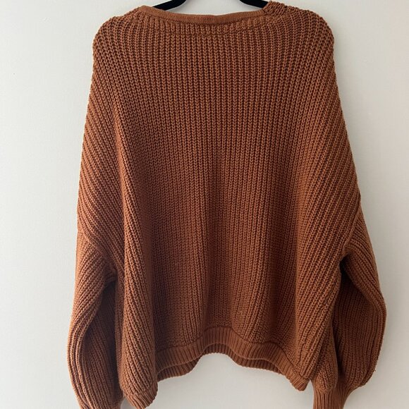 Free People All Day Long Sweater Sahara Size XL - Picture 7 of 8